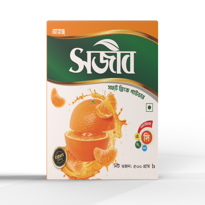 Sajeeb Powder Drink Orange 500g 8941170034308