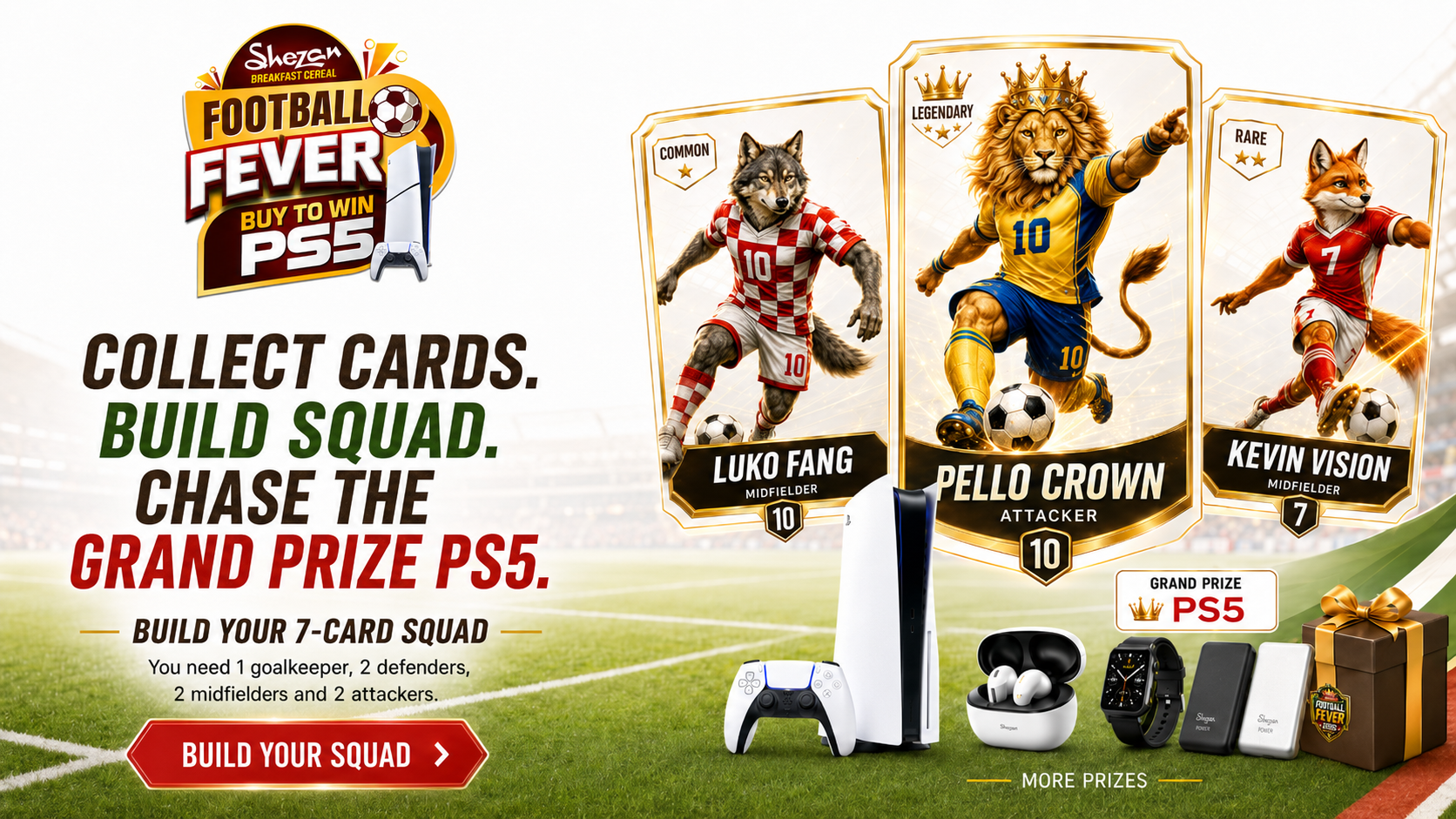 Shezan Breakfast Cereal Football Fever 2026 Hero Image
