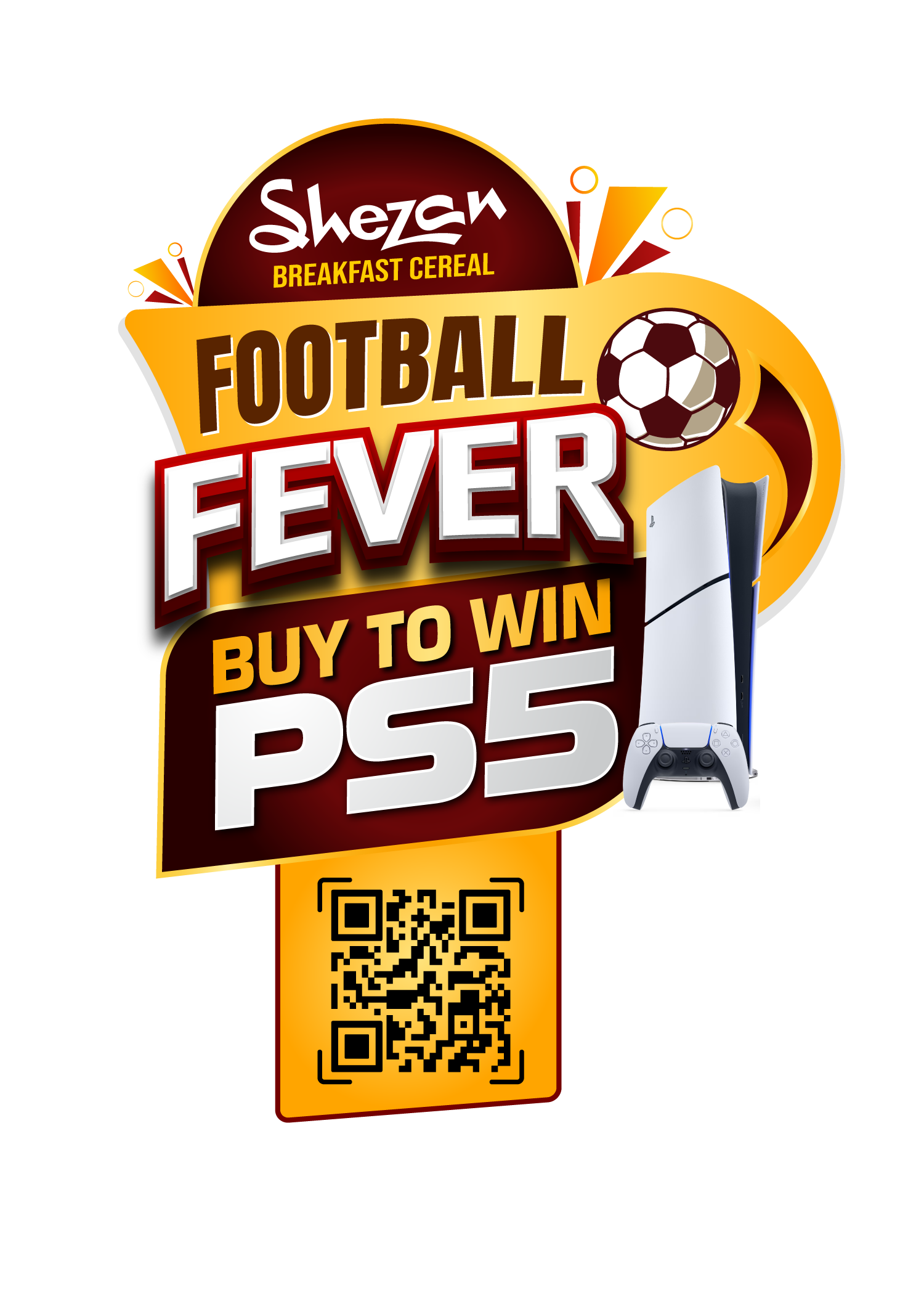 Shezan Breakfast Cereal Football Fever Campaign Logo